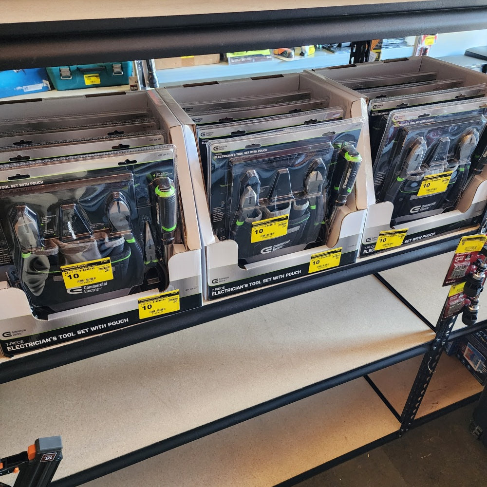 7-Piece Electrician's Tool Set With Pouch 7-Piece Electrician's Tool Set With Pouch